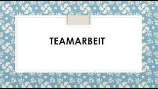 Teamarbeit I Goethe B2 Sprechen I Thema Teil 1 [upl. by Isaiah]