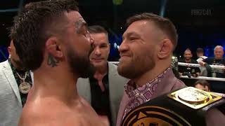 Mike Perry faces off with Conor McGregor at BKFC 41 [upl. by Holden]