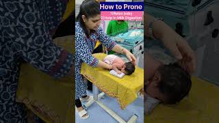 How to Prone Baby Relieve Colic baby newborn youtubeshorts [upl. by Atile]