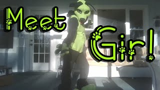 GIR Fursuit Unboxing and Suit Up [upl. by Dibri]