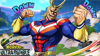 DOMINATING With All Might In My Hero Ultra Rumble [upl. by Berkshire]