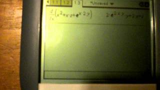 TINspire CAS Tutorial Integrales y Derivadas [upl. by Karel622]