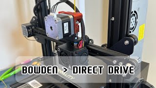 Transformação impressora 3D  Ender 3 era Bowden e virou Direct Drive [upl. by Zollie708]