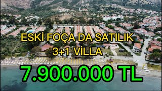 ESKİ FOÇA DA SATILIK DENİZE 50 METRE 31 VİLLA [upl. by Dahlia505]