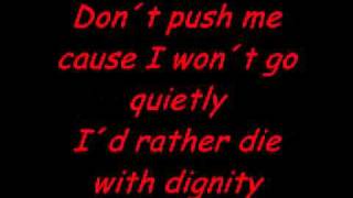 Bullet for my Valentine Dignity lyrics [upl. by Selie]