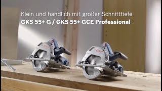 Bosch GKS 55 G und GKS 55 GCE Handkreissäge [upl. by Niret968]