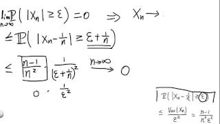 Convergence in Probability and in the Mean Part 1 [upl. by Awad]