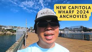 TOUR of the NEW Capitola Wharf  Anchovy Fishing 2024 [upl. by Atalaya]