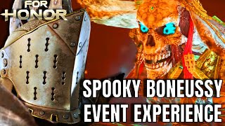 Spooky Boneussy Event Experience For Honor [upl. by Nylek]