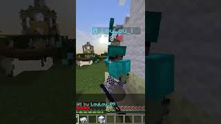 anti knockback minecraft bedwars clips shorts [upl. by Atekal291]