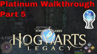 Hogwarts Legacy 100 Platinum Walkthrough Part 5 The Hidden Herbology Corridor [upl. by Lanor]