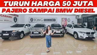 HARGA PAJERO BEKAS DIESEL TURUN SAMPAI 50 JUTA MOBIL SECOND KING GALLERY JAKARTA SUPER BERKUALITAS [upl. by Ellerrad629]