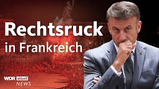 Wahlen in Frankreich Schock für Macron  WDR aktuell [upl. by Hoffer]