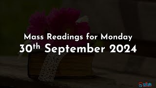 Catholic Mass Readings in English  September 30 2024 [upl. by Yngiram]