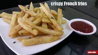 How to make crispy French fries recipehome made perfect French fries in few minutespinkys kitchen [upl. by Wiener]