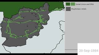 SovietAfghan War  Every DayWeek 19791989 [upl. by Anerdna]