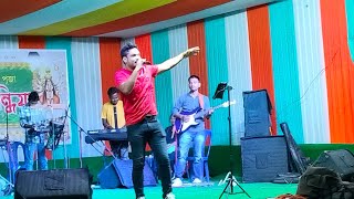 Deba geetz Live show from borajal Durga Puja 2024  Assamese song bagani songs [upl. by Ainak]