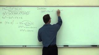 Intermediate Algebra Lecture C4 A BRIEF Review of Polynomial Mathematics [upl. by Lucina910]