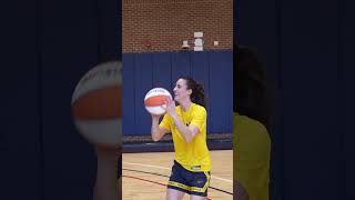 Caitlin Clark Warms Up Before First Indiana Fever Workout [upl. by Ilrahs893]