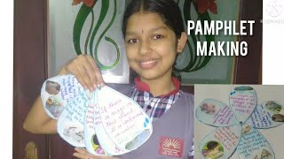 How to make a pamphlet l Pamphlet Making l Brochure making [upl. by Sherj]