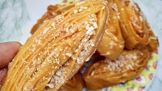 Crispy Khaja Sweet shorts Upcoming Recipe Chirote Recipe Festival Special Sweet [upl. by Warfourd557]