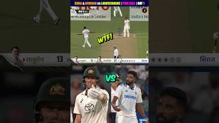 India 180 Runs All Out 🥺 MD Siraj vs Labuschagne 🔥IND vs AUS Test 2 Day 1 shorts indvsaus [upl. by Eimor]