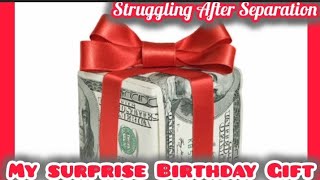 Struggling After Separation My Suprise Birthday GiftA Gift To Remember vlogtober separation [upl. by Alehc]