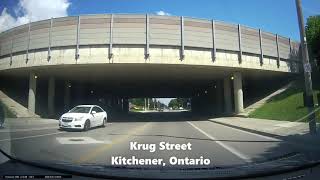 Kitchener Ontario Drive from the Auditorium to Chicopee Park Centre via River Road Sep 124 [upl. by Dj]