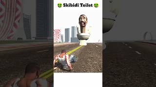 Franklin Fight Skibidi Toilet in Indian Bike Driving 3D [upl. by Pavlish168]