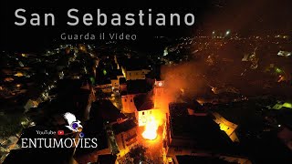 Tradizioni Fuoco di San Sebastiano Dorgali [upl. by Adniral]