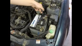 Suzuki Swift  Battery Replacement [upl. by Sivolc]