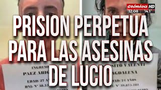 Perpetua para las asesinas de Lucio Dupuy la sentencia [upl. by Pasquale]