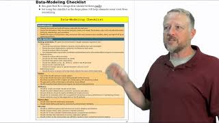 15  DataModeling Checklist [upl. by Elyrehc191]