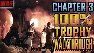 DAYMARE 1998  PS4 CHAPTER 3 Daymare 100 Trophy Walkthrough in 66 minutes [upl. by Michel]