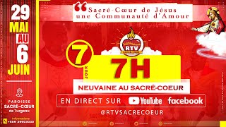 Messe de 7h  7e jour de la Neuvaine au SacréCoeur de Jésus  4 Juin 2024 [upl. by Enajharas]