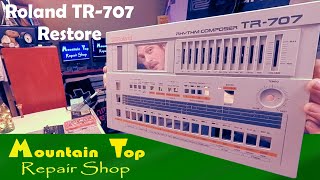 Roland TR707 Full Restoration  MTRS  Vintage Synth Series [upl. by Peoples]