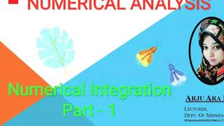 27 NUMERICAL INTEGRATION  General Quadrature Formula amp Trapezoidal Rule  Numerical Analysis [upl. by Buroker]