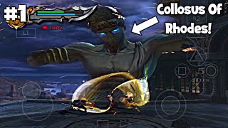 Melawan Patung Raksasa Collosus Of Rhodes  God Of War 2  1 [upl. by Minsk]