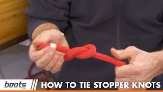 How to Tie a Stopper Knot [upl. by Odrawde]