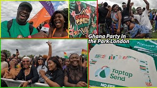 Amazing Moments  The Ghana Party In The Park London with TAPTAP SEND [upl. by Rashidi]