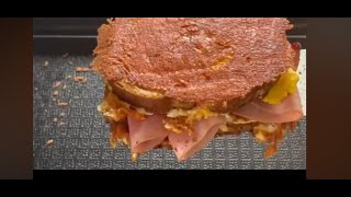 Ham  Bacon Cheesy Melt Sandwich [upl. by Bayless663]