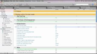 Using Getting Things Done GTD by David Allen with Omnifocus [upl. by Melbourne]