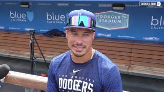 Dodgers pregame Kolten Wong talks signing fixing swing and potential opportunity [upl. by Chavez]