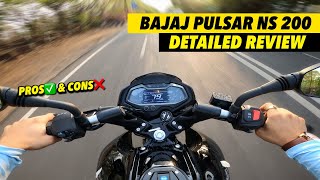 Bajaj Pulsar NS 200 New Model 2024 Ride Review [upl. by Alveta]