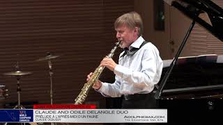 Prelude a l´apres midi d´un faune  Claude and Odile Delangle Duo  XVIII World Sax Congress [upl. by Cozmo]