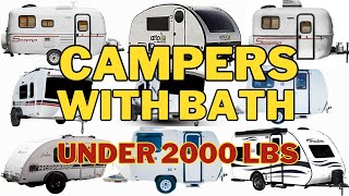 Amazing Small Campers with Bathrooms Under 2000 Pounds camper [upl. by Orten]