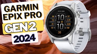 10 Cool Features On The GARMIN EPIX PRO Gen 2 Smart Watch [upl. by Runkle]