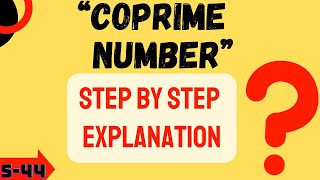 What is CoPrime   Mutually Prime Number  Relatively Prime Number क्या हैं cms Teacher [upl. by Nairad]