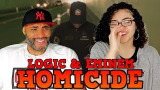 MY DAD REACTS TO Logic  Homicide ft Eminem REACTION [upl. by Narrat310]