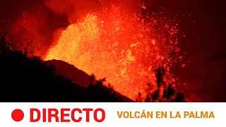 VOLCÁN en LA PALMA Sigue la erupción declarada en la CUMBRE VIEJA día 14  RTVE [upl. by Jepum]